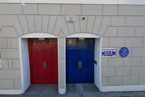 StepsBackThruTime - Waterford county museum entrance doors
